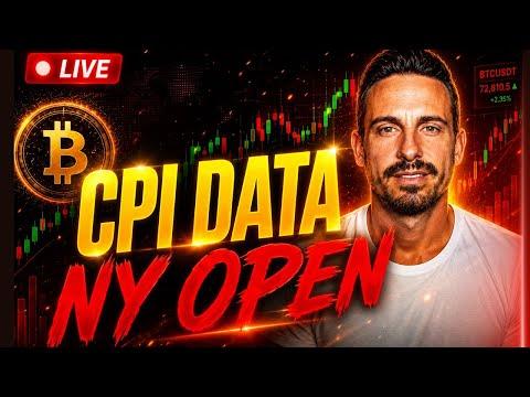 BITCOIN LIVE TRADING SETUPS! (CPI + NY Open)