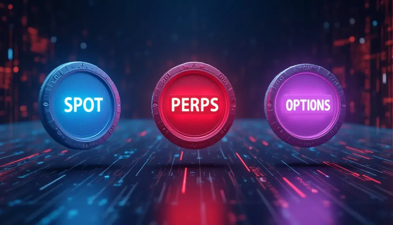 Spot vs Perps vs Options