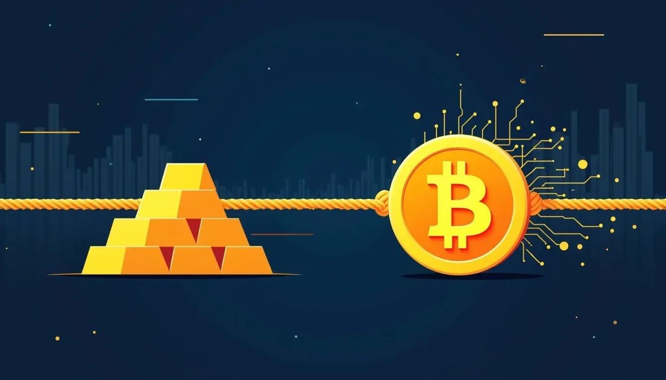 Bitcoin vs Gold Comparison